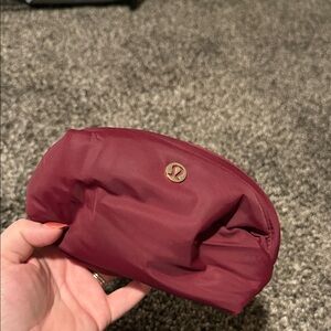 Lululemon Athletica Burgundy Pouch